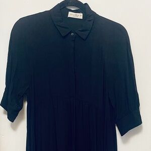 Natural Life Rebecca short-sleeve tiered midi dress - size M